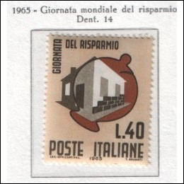 1965 - ITALIA Giornata del risparmio