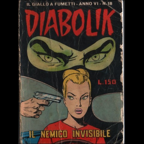 DIABOLIK - IL NEMICO INVISIBILE- 04 SETTEMBRE 1967 - N. 18