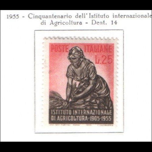 1955 - ITALIA - AGRICOLTURA- SERIE COMPLETA ** MNH