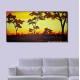 Warwel ~ African Scene ~ Quadri 40x80cm ~ Paesaggio ~Dipinto