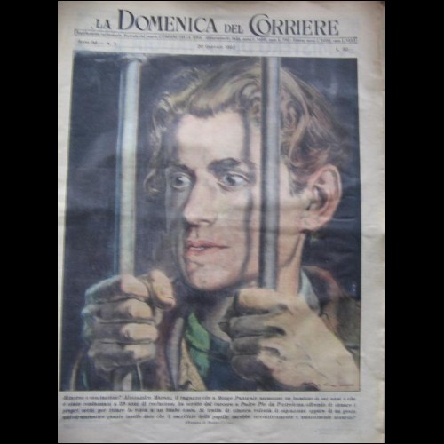 DOMENICA DEL CORRIERE N3-1952 ALESSANDRO MARANI CONDANNATO