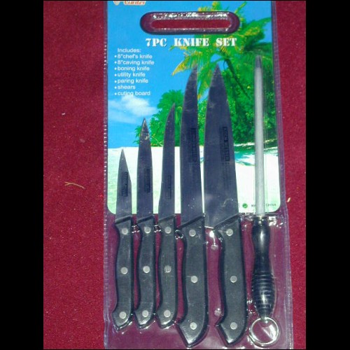 Set 5 coltelli da cucina + Affila coltelli