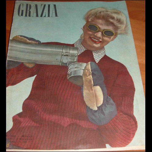 RIVISTA VINTAGE ILLUSTRATA : "GRAZIA" (ANNI '50)