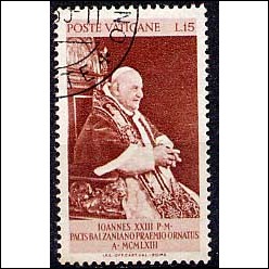 Jeps - Francobollo USATO - Vaticano - Giovanni XXIII