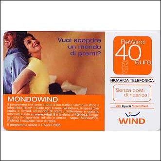 Jeps - RICARICHE WIND - Mondowind da 40