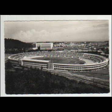 Cartolina ROMA - Stadio dei Centomila - Viaggiata 1954