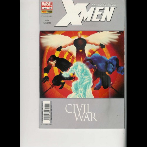 Gli incredibili X-Men N 205  "Civil War"  da edicola
