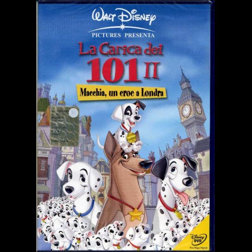 LA CARICA DEI 101 2 dvd Walt Disney NUOVO celophanato