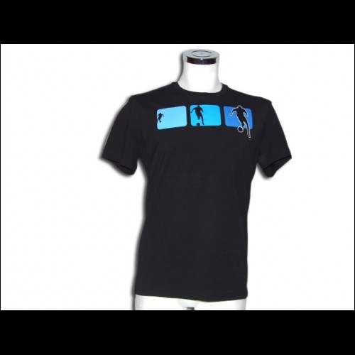 T-Shirt Bikkembergs Blu TG M con quadrati Blu