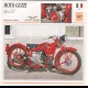 SI53D Scheda Moto Guzzi 500 cc 2VT Moto da corsa anno 1927