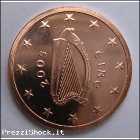 IRLANDA 5 cent 2005 FDC da rotolino