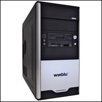 PC WINBLU INTEL DC E2180 2GB HD160GB DVDRW GeFo7100+PCIe16x