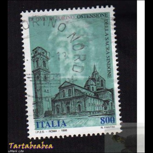 Francobollo Repubblica-Duomo di Torino