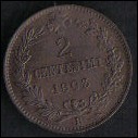 ITALIA REGNO 1903 - 2 centesimi cifra - SPL