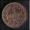 ITALIA REGNO 1904 - 1 centesimo cifra - FDC