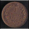 ITALIA REGNO 1905 - 1 centesimo cifra - FDC
