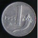 ITALIA REPUBBLICA 1954 - 1 LIRA italma - SPL