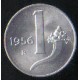 ITALIA REPUBBLICA 1956 - 1 LIRA italma - SPL/FDC