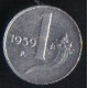 ITALIA REPUBBLICA 1959 - 1 LIRA italma - BB