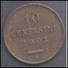 REPUBBLICA SAN MARINO 1893 - 10 CENTESIMI - BB/SPL
