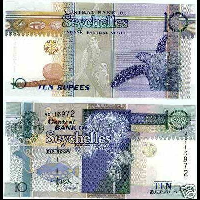 SEYCHELLES - 10 rupees 1998 FDS