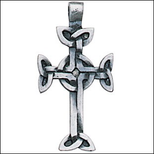Ciondolo collana - Croce di Aran (Fiducia e Coraggio)
