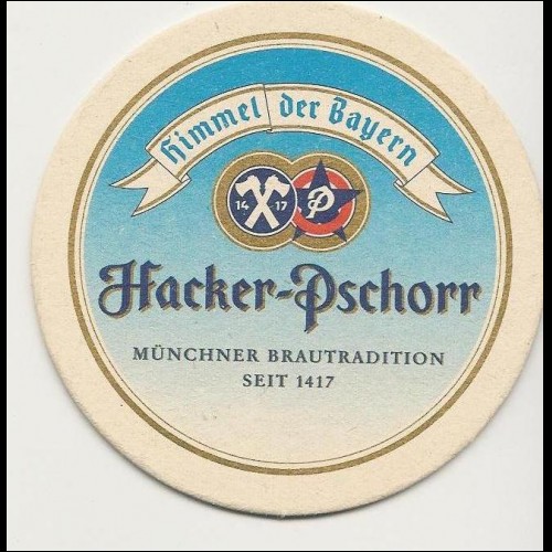 Sottobicchiere birra Hacker-Pschor