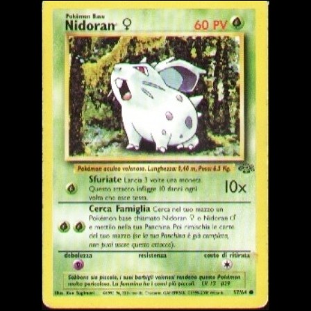 Carta Pokemon Base Nidoran (57/64)
