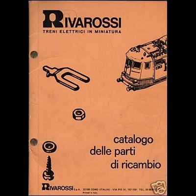 Catalogo delle parti di ricambio Rivarossi 1976