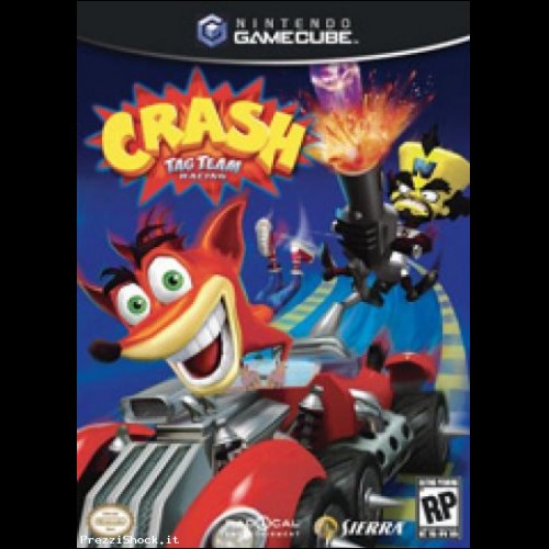 CRASH TAG TEAM RACING Gioco Originale Per Game Cube /  Wii
