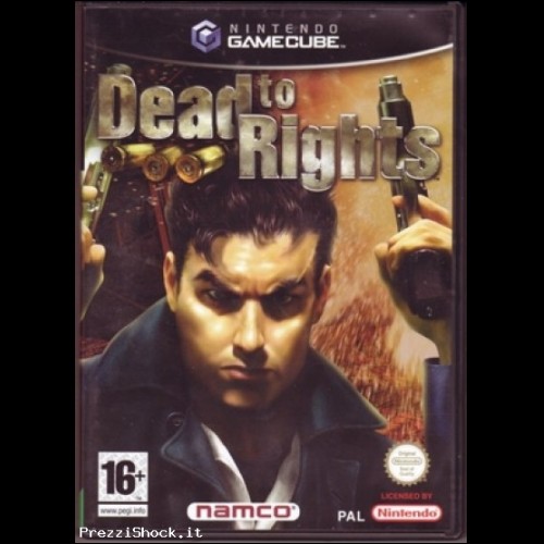 DEAD TO RIGHTS Gioco Originale per GC / Wii INCELLOFANATO
