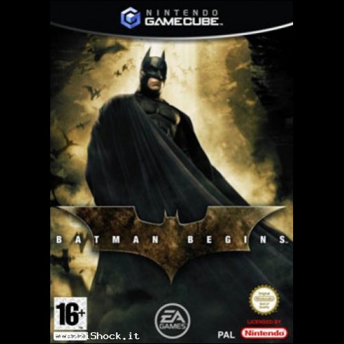 BATMAN BEGINS Gioco Originale per GC / Wii INCELLOFANATO