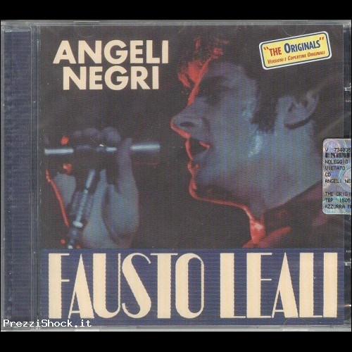 CD Fausto Leali - Angeli Negri