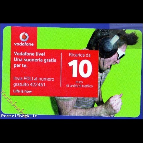 Ricarica telefonica Vodafone - Vodafone live!