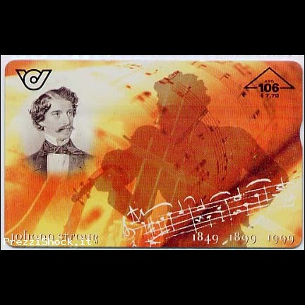 Jeps - Belle Schede Straniere ... AUSTRIA  Johann Strauss