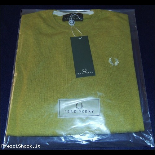 maglioncino in cotone FRED PERRY,verde