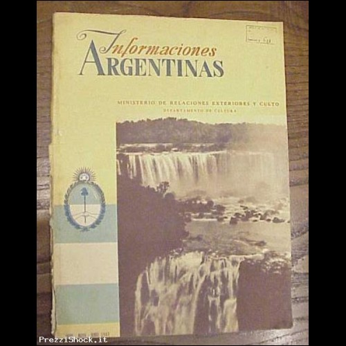 Argentina magazine 1947 Informaciones Argentinas