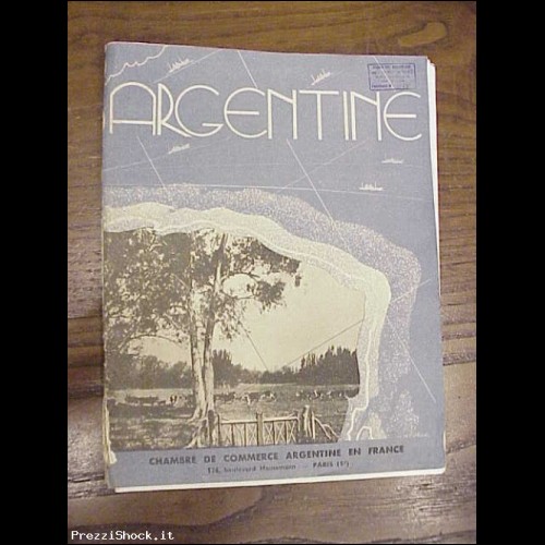 Argentina magazine in french c. 1947 Argentine