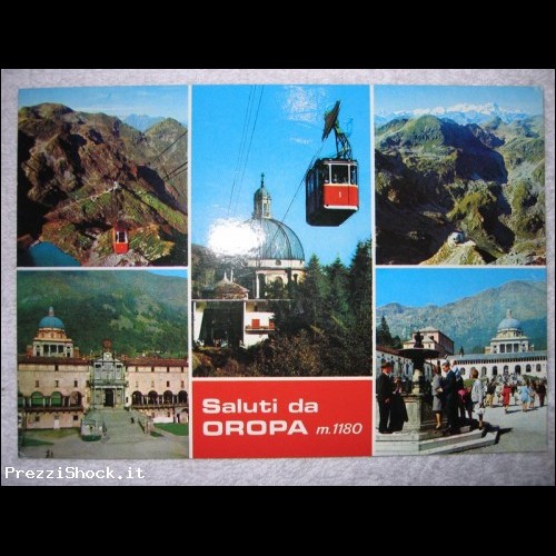 OROPA - viaggiata - Affrancata 1983