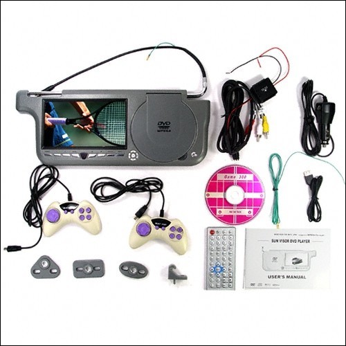 Visore Video con DVD + Game Player + USB + Card Slot