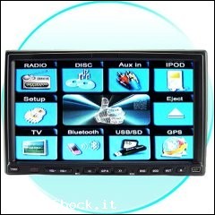 Car Stereo Media System and GPS Navigator 7 inch 2 Din