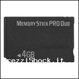MEMORY STICK 4 GB PRO DUO (PSP) NUOVO