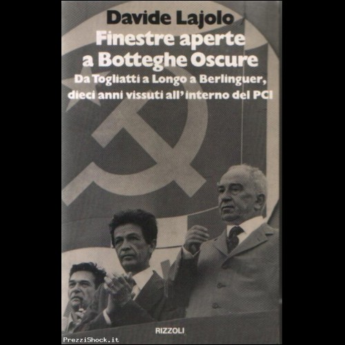 Lajolo-FINESTRE APERTE A BOTTEGHE OSCURE-Rizzoli 1975