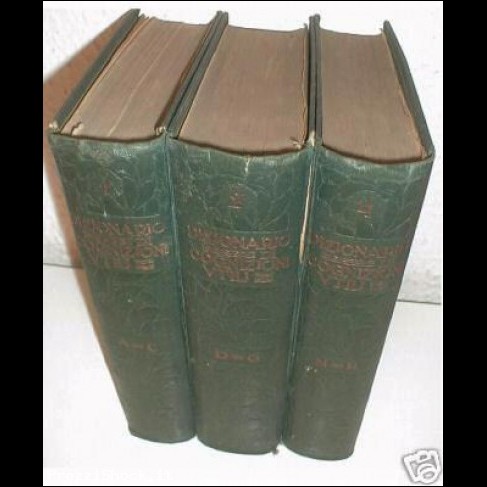 DIZIONARIO di COGNIZIONI UTILI 3 Volumi su 5 (1905)