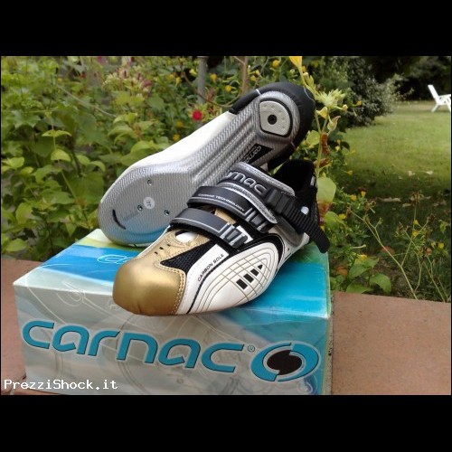 Scarpe bici da corsa CARNAC suola carbonio NUOVE
