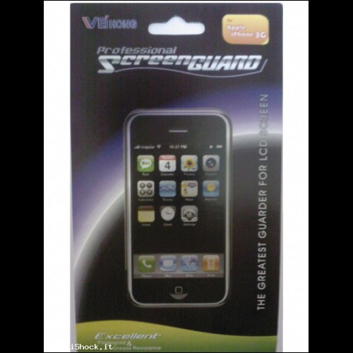 PELLICOLA PROTETTIVA PER iPHONE-3G-2G & I9-I68-T1-V800.