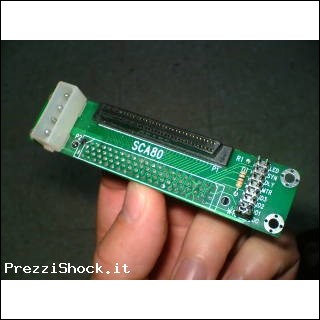 ADATTATORE SCSI 80 A 68 PIN