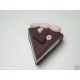 Charm Fimo Cernit torta cioccolato kawaii handmade 1pz