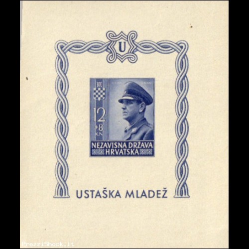 CROAZIA - Foglietto 6a - 1943