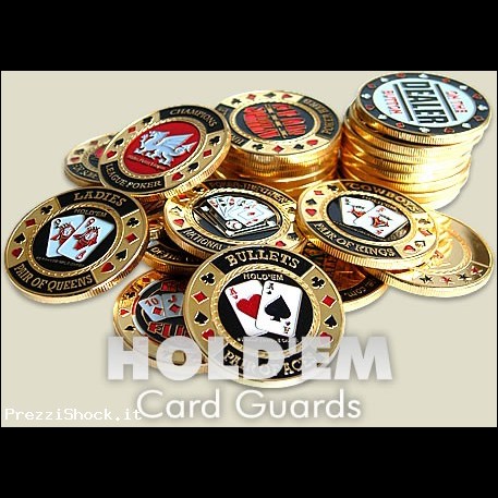 Card Guard 22 Modelli Poker Texas Hold'em Casin Natale